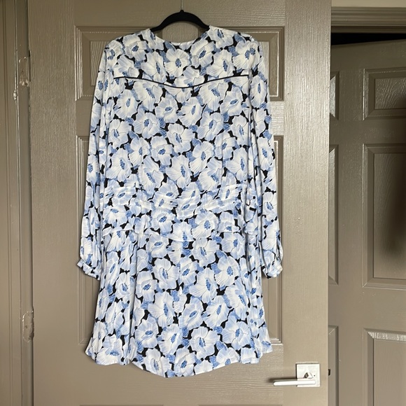 Reiss Maddy Floral Print Flippy Dress - Picture 7 of 7